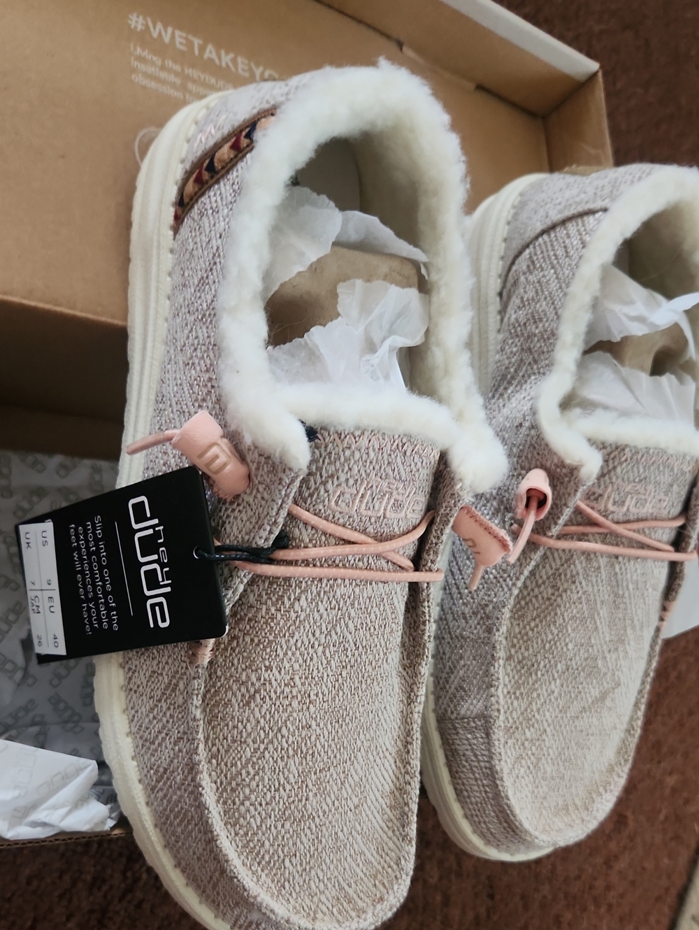 Hey Dude Wendy Tribal Earth Women's Size 9